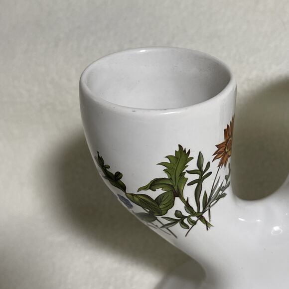 Ireland Two Holder Egg Cup, Multicolor Flowers - Picture 2 of 10